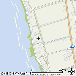 茨城県行方市島並86周辺の地図