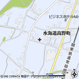 茨城県常総市水海道高野町2335-2周辺の地図