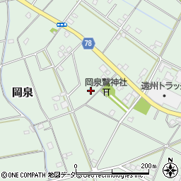 埼玉県白岡市岡泉1101-3周辺の地図
