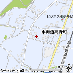 茨城県常総市水海道高野町2351周辺の地図