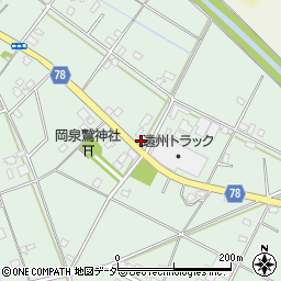 埼玉県白岡市岡泉1352周辺の地図