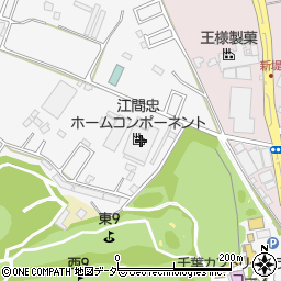 江間忠ホームコンポーネント周辺の地図