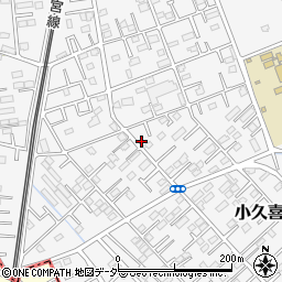 埼玉県白岡市小久喜203-17周辺の地図