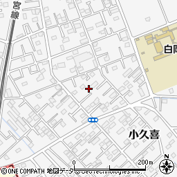 埼玉県白岡市小久喜205-1周辺の地図