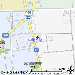 埼玉県春日部市椚86周辺の地図