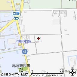 埼玉県春日部市椚93周辺の地図