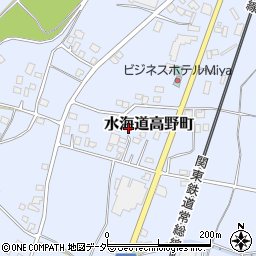 茨城県常総市水海道高野町2332-2周辺の地図