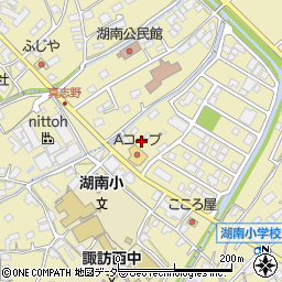 株式会社あぐりライフ信州諏訪　すわこガスセンター周辺の地図