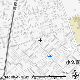 埼玉県白岡市小久喜203-16周辺の地図