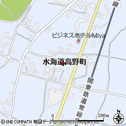 茨城県常総市水海道高野町2323周辺の地図