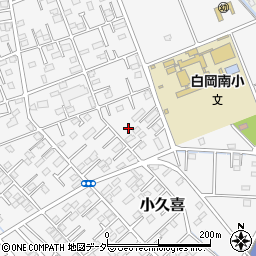 埼玉県白岡市小久喜558-5周辺の地図