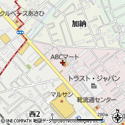 ＡＢＣ‐ＭＡＲＴ桶川店周辺の地図