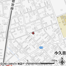 埼玉県白岡市小久喜203-14周辺の地図