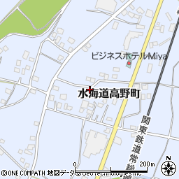 茨城県常総市水海道高野町2332-4周辺の地図