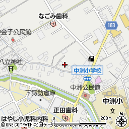 長野県諏訪市中洲3116周辺の地図