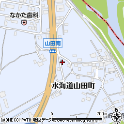 茨城県常総市水海道山田町996周辺の地図