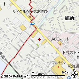 古本市場桶川店周辺の地図