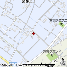 宮東集会所周辺の地図