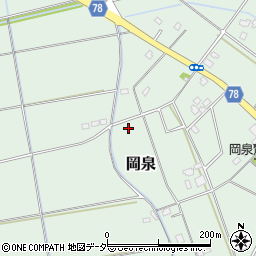 埼玉県白岡市岡泉1074-1周辺の地図