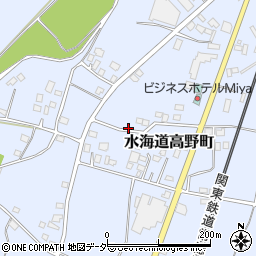 茨城県常総市水海道高野町2349-1周辺の地図