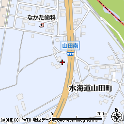 茨城県常総市水海道山田町1250周辺の地図