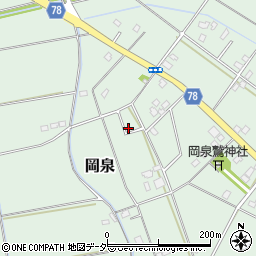 埼玉県白岡市岡泉1071-9周辺の地図