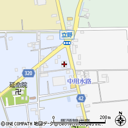 埼玉県春日部市立野523周辺の地図
