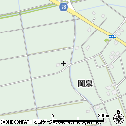 埼玉県白岡市岡泉215周辺の地図
