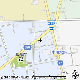 埼玉県春日部市立野515周辺の地図
