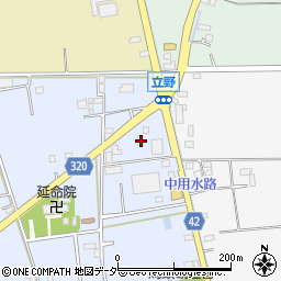 埼玉県春日部市立野519周辺の地図
