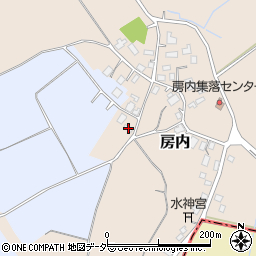 茨城県つくば市房内299-1周辺の地図
