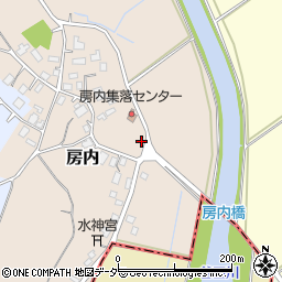 茨城県つくば市房内286周辺の地図