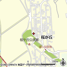 茨城県つくば市桜が丘13-11周辺の地図