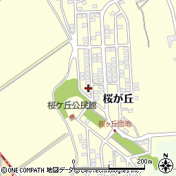 茨城県つくば市桜が丘13-9周辺の地図