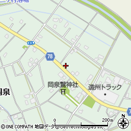 埼玉県白岡市岡泉1363周辺の地図