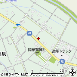 埼玉県白岡市岡泉1363周辺の地図