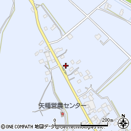 茨城県行方市矢幡554周辺の地図