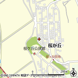 茨城県つくば市桜が丘13-12周辺の地図