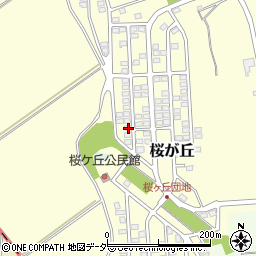 茨城県つくば市桜が丘13-8周辺の地図