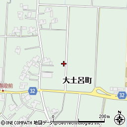 福井県福井市大土呂町周辺の地図