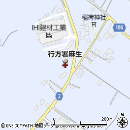 茨城県行方市麻生3339周辺の地図