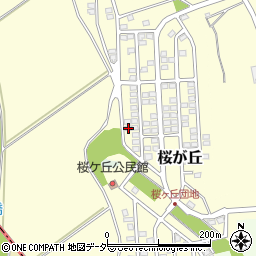 茨城県つくば市桜が丘13-13周辺の地図