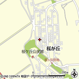 茨城県つくば市桜が丘13-7周辺の地図