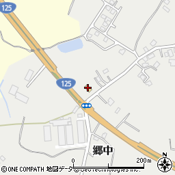 ファミリーマート美浦郷中店周辺の地図