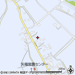 茨城県行方市矢幡552周辺の地図