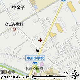 ファミリーマート諏訪中洲店周辺の地図