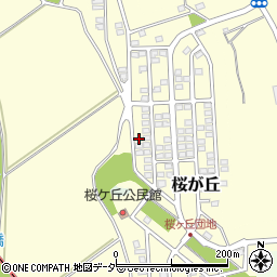 茨城県つくば市桜が丘13-15周辺の地図