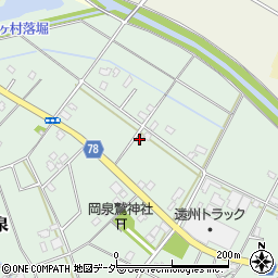 埼玉県白岡市岡泉1361周辺の地図
