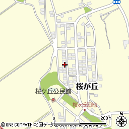茨城県つくば市桜が丘13-5周辺の地図
