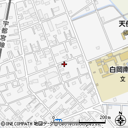 埼玉県白岡市小久喜828-7周辺の地図